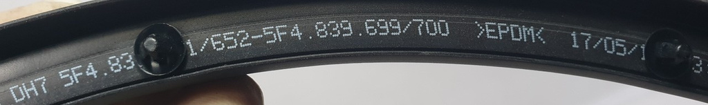 Seat Leon 2013-2016 uszczelka dolna drzwi przód lewa 5F4837651 9B9 NOWY ORYGINAŁ