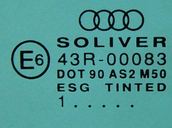 Audi A6 C5 2001 szyba PRZÓD PRZEDNIA LEWA