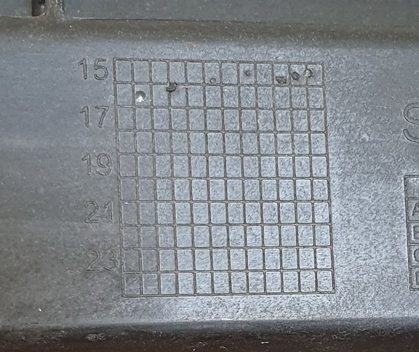 V90 Cross Country ślizg mocowanie progu LEWE TYLNE NOWE