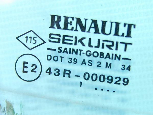 Renault Laguna II 2001 szyba TYLNA PRAWA