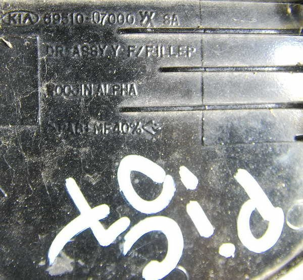 Kia Picanto I klapka wlewu paliwa