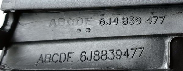 Seat Ibiza IV listwa zgarniająca tył lewa 6J4839477D  NOWA