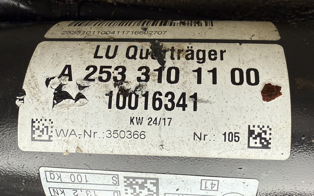 Mercedes GLC W253 SUV hak elektryczny 2533101100 ORYGINAŁ