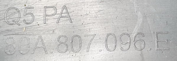 Audi Q5 Ślizg zderzaka prawy przód 80A807096E ORG NOWY