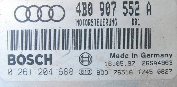 Audi A6 1997 2.4 4B0907552A sterownik komputer