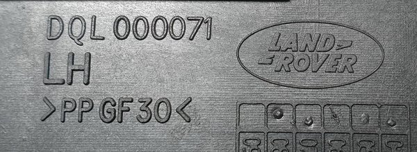 Land Rover Discovery III L319 mocowanie ślizg zderzaka tył lewy DQL000071 ORG NOWY