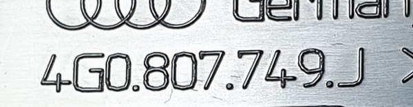 Audi A6 C7 4G zaślepki grilla przód 4G0807749F ORG | NOWE