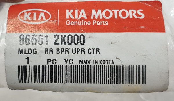 Kia Soul I kratka zderzaka tył 86661-2K000 ORG NOWA