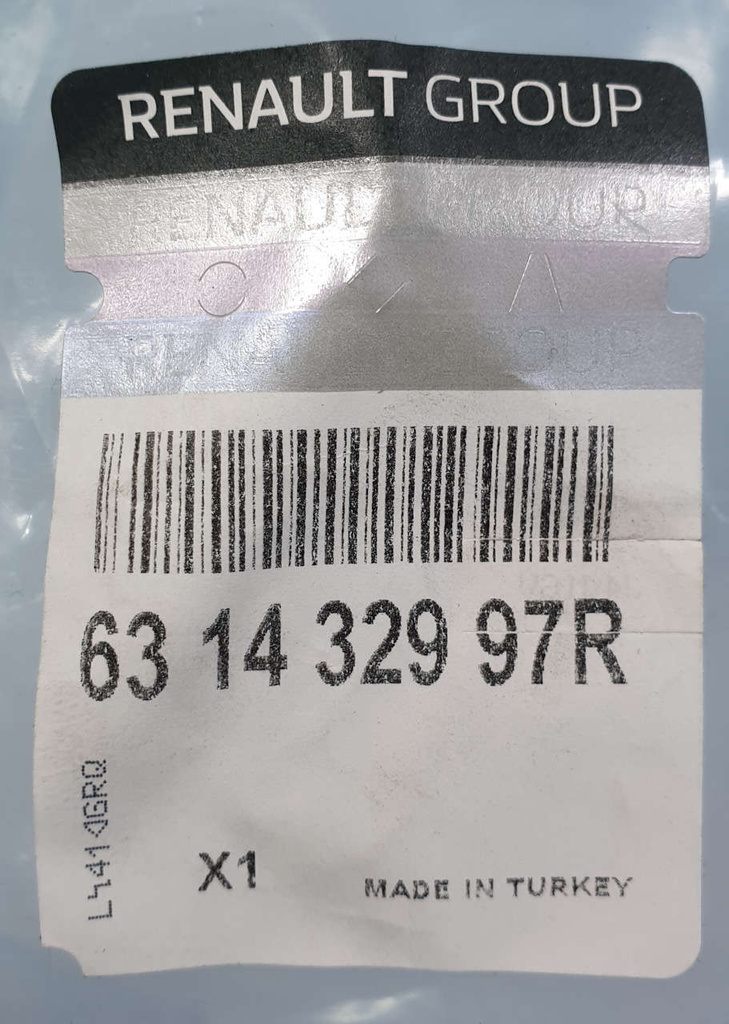 Renault Clio V wspornik mocowanie błotnika przód lewe 631433487R NOWY ORYGINAŁ