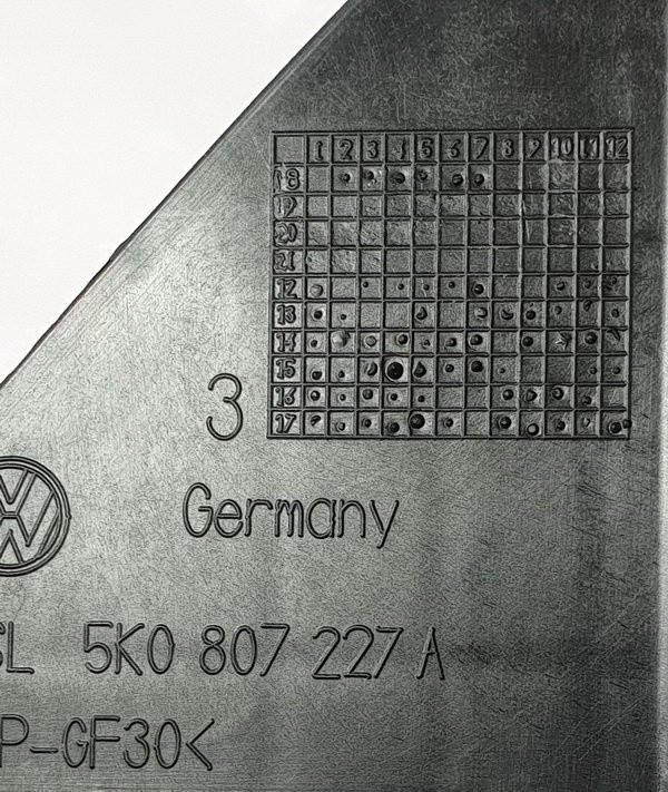 VW Golf VI uchwyt ślizg lampy lewy 5K0807227A NOWY