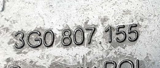 VW Passat B8 zaślepka zderzaka przód 3G0807155