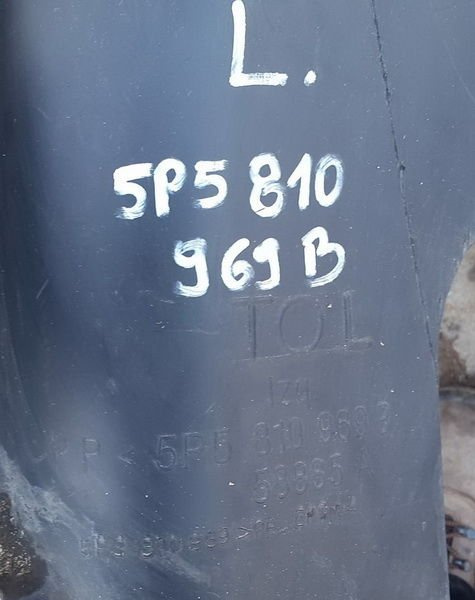 Seat Altea XL Toledo II nadkole tył tylne LEWE 5P5810969B