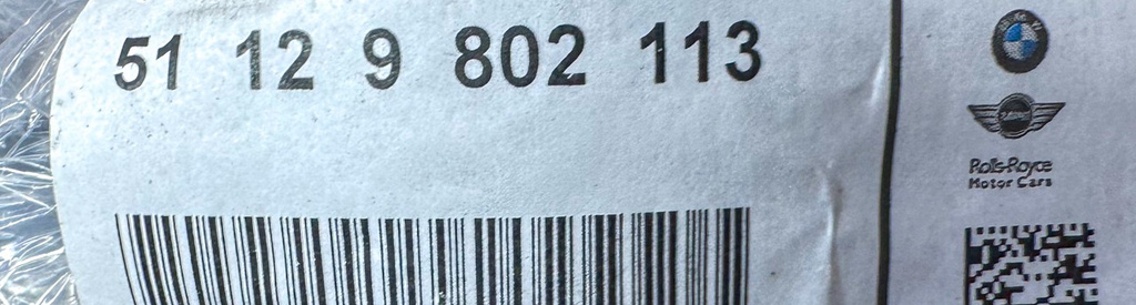 Mini Coutryman R60 Paceman R61 ślizg zderzaka tył 51129802113 9802113 NOWY ORYGINAŁ