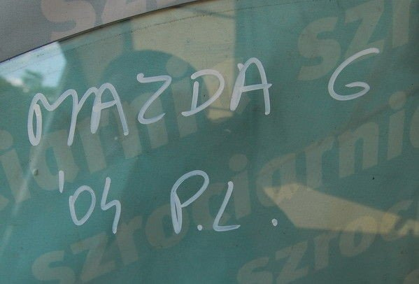 Mazda 6 VI 2004 szyba PRZÓD PRZEDNIA LEWA