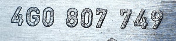 Audi A6 C7 zaślepka grilla przód 4G0807749 ORG NOWA